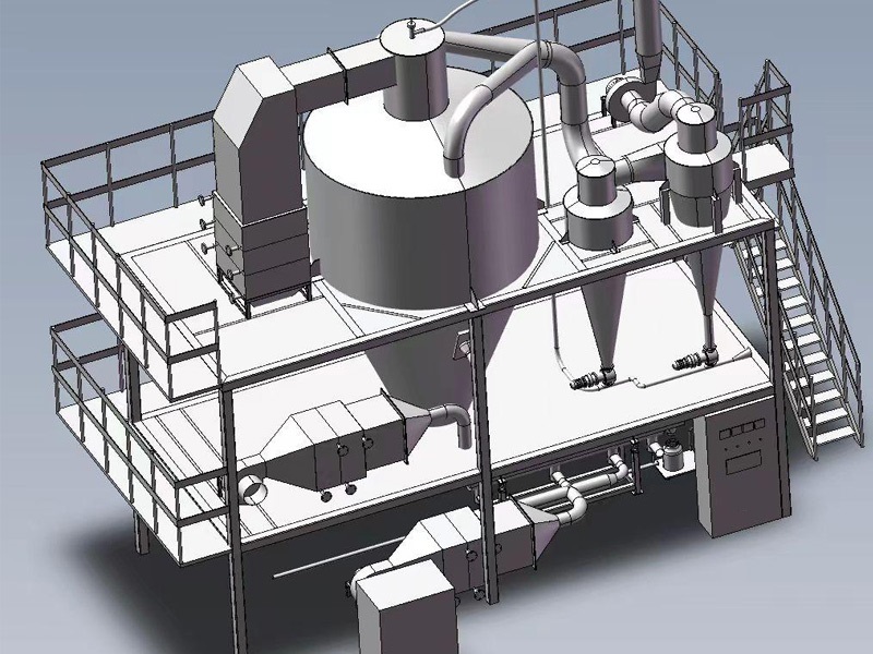 內置流化床噴霧干燥塔